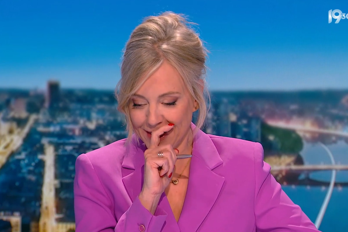 Nathalie Maleux a dû quitter le plateau à cause d’allergies ce lundi soir.