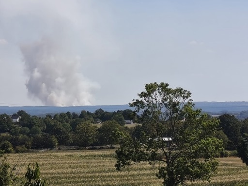 Incendie dans les Fagnes - Énorme mobilisation citoyenne pour soutenir les services de secours mobilisés