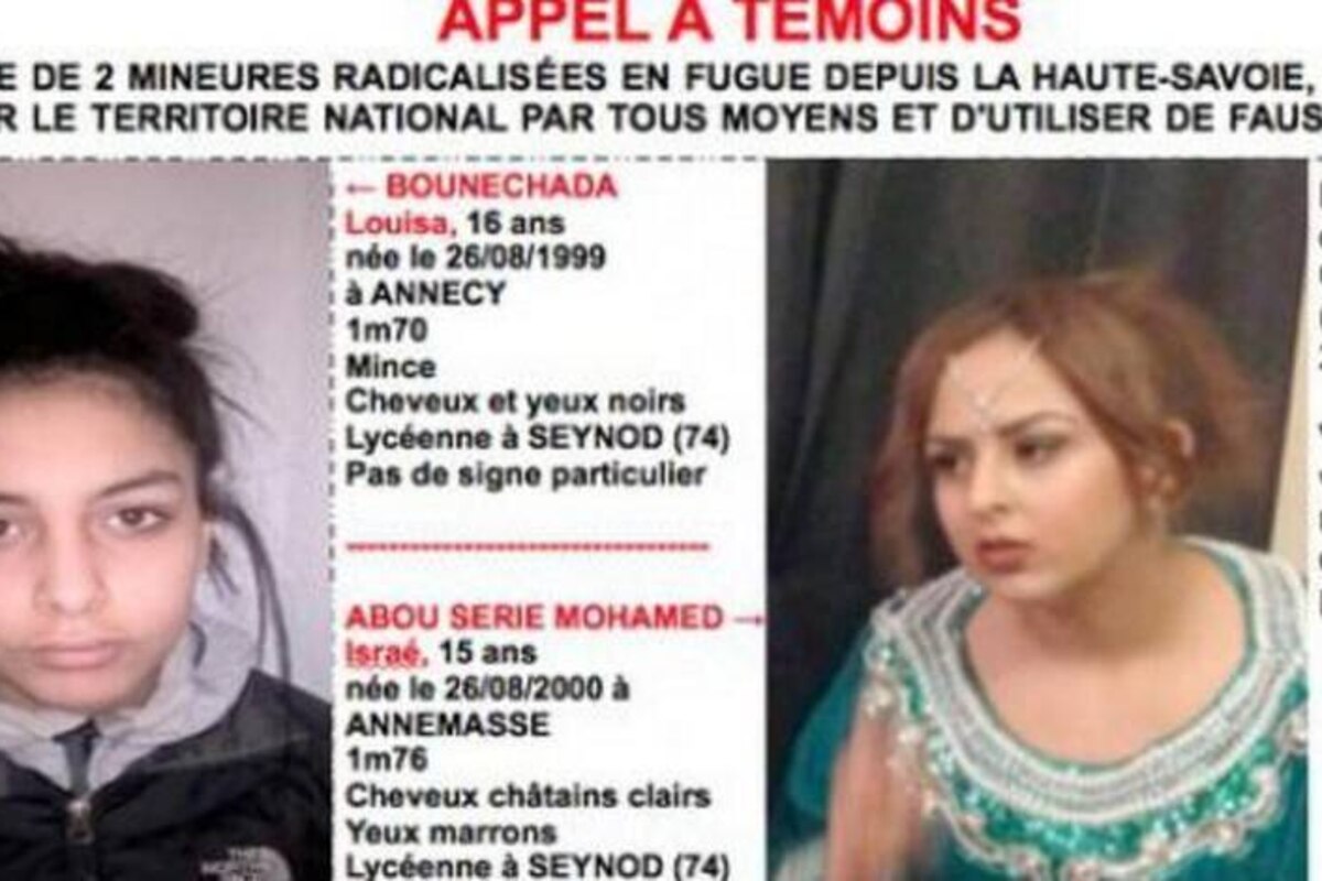 France: une des deux lycéennes soupçonnées de vouloir partir en Syrie est rentrée chez elle