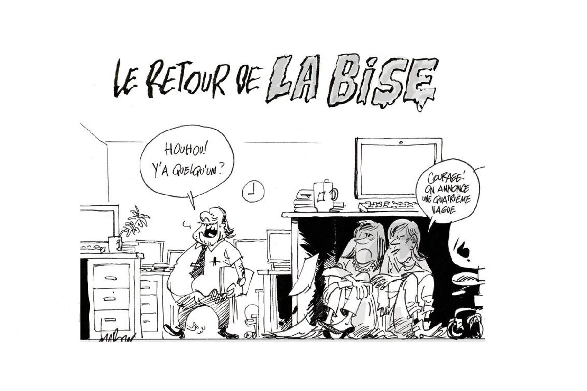 Humour Bise La bise déplaît de plus en plus. Survivra-t-elle au Covid? - La Libre