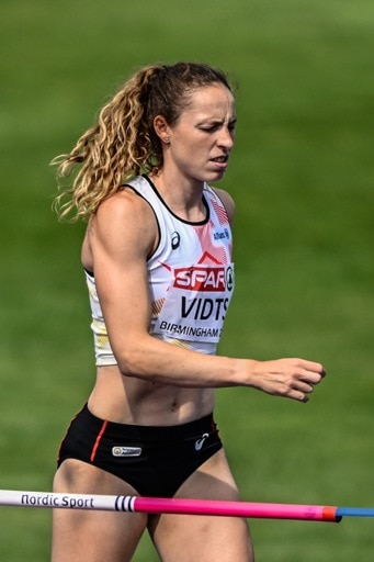 Championnats d'Europe d'athlétisme - Noor Vidts saute 6m22 en longueur et passe 8e au général après 5 épreuves à l'hepathlon