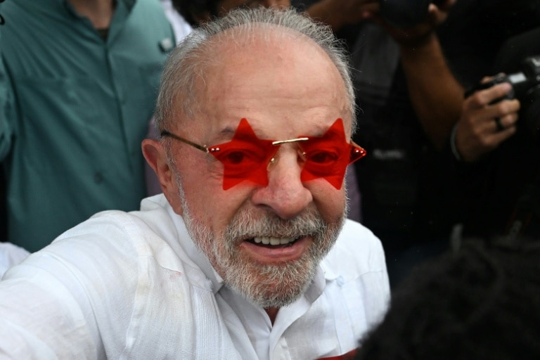 <p>Le président brésilien Luiz Inacio Lula da Silva à Sao Bernardo do Campo, dans l'État de Sao Paulo, au Brésil, le 25 octobre 2026</p>