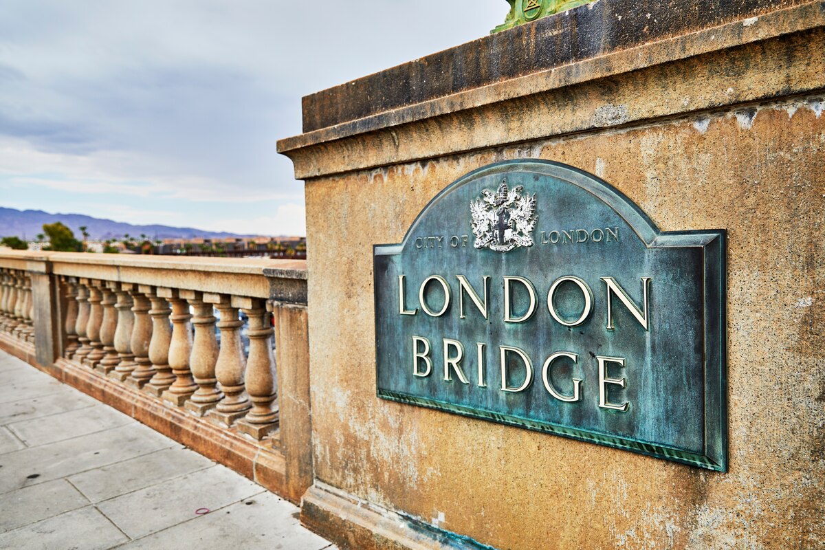 Le pont de Londres en Arizona.