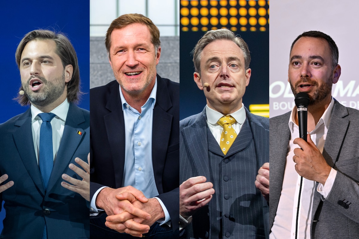 Georges-Louis Bouchez, Paul Magnette, Bart de Wever et Maxime Prévot figurent parmi les présidents de parti les mieux payés.
