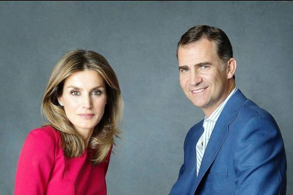 POOL 2012. Madrid. Spain. Princes of Asturias Felipe de Borbon and Letizia Ortiz and their daughters Princes Leonor and Sofia PICTURE NOT INCLUDED IN THE CONTRACT