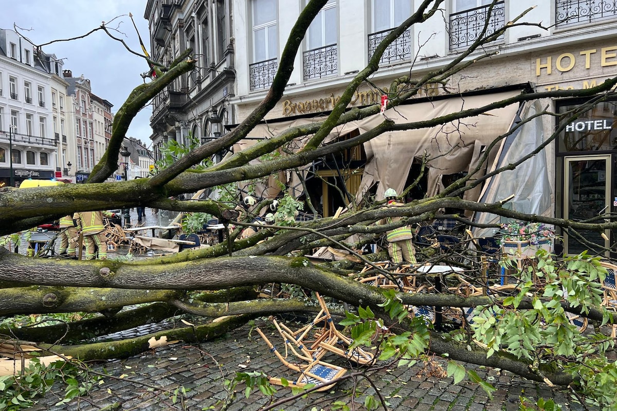 Tempête Austen à Bruxelles : les chutes font trois blessés dans le centre de Bruxelles et un autre à Woluwe