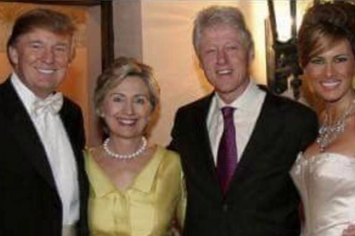 Quand le couple Clinton était invité au mariage de Donald Trump