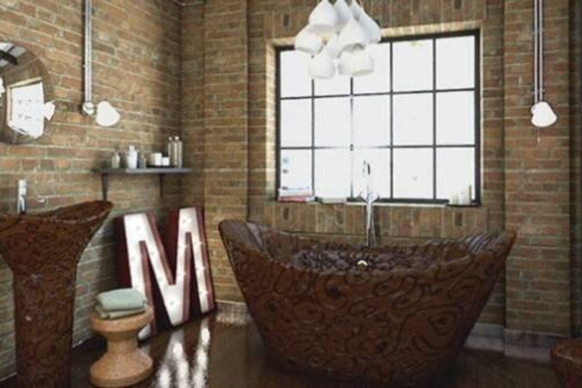 Une baignoire rien qu'en chocolat belge!