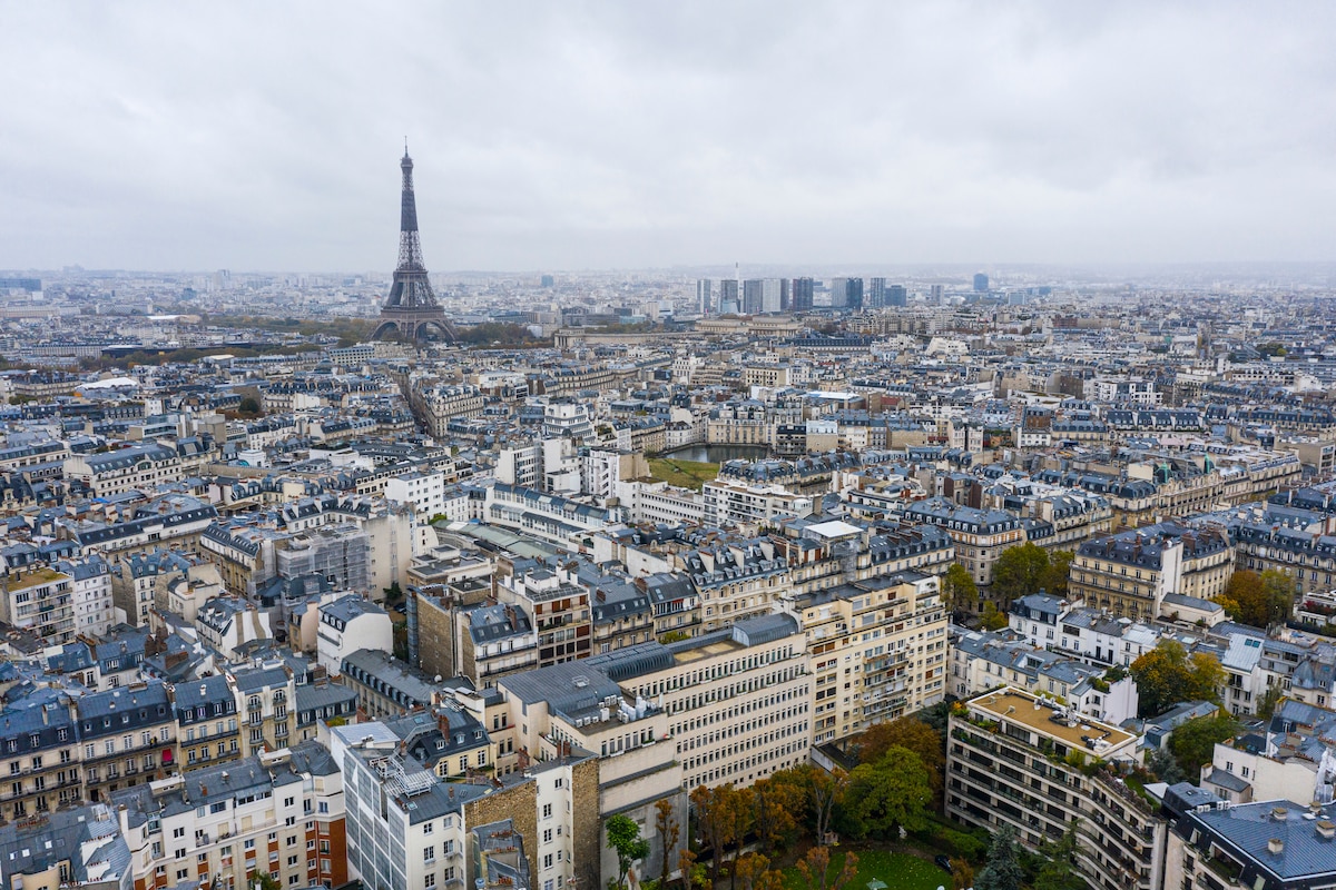 Les toits de Paris.