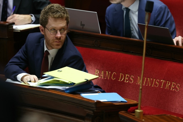 <p>Le ministre français des Comptes publics David Amiel assiste au débat budgétaire à l'Assemblée nationale à Paris, le 14 octobre 2026</p>