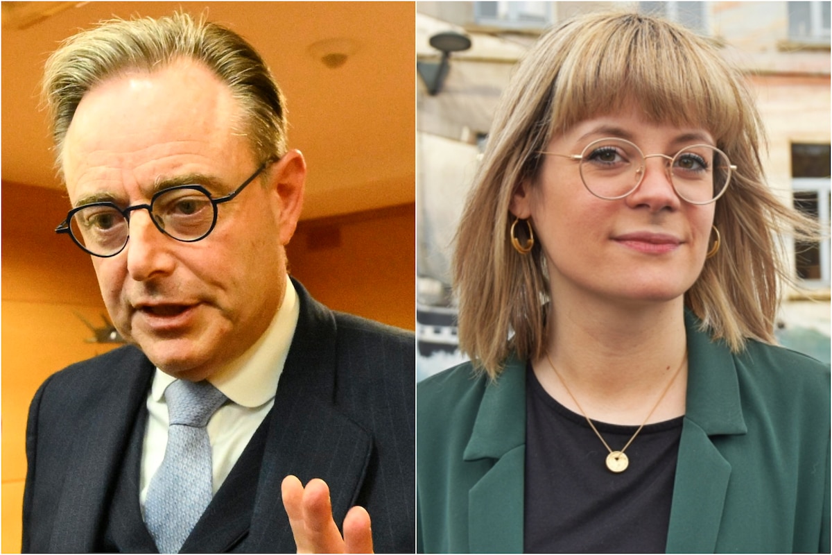 Bart De Wever (N-VA) et Margaux De Ré (Ecolo).
